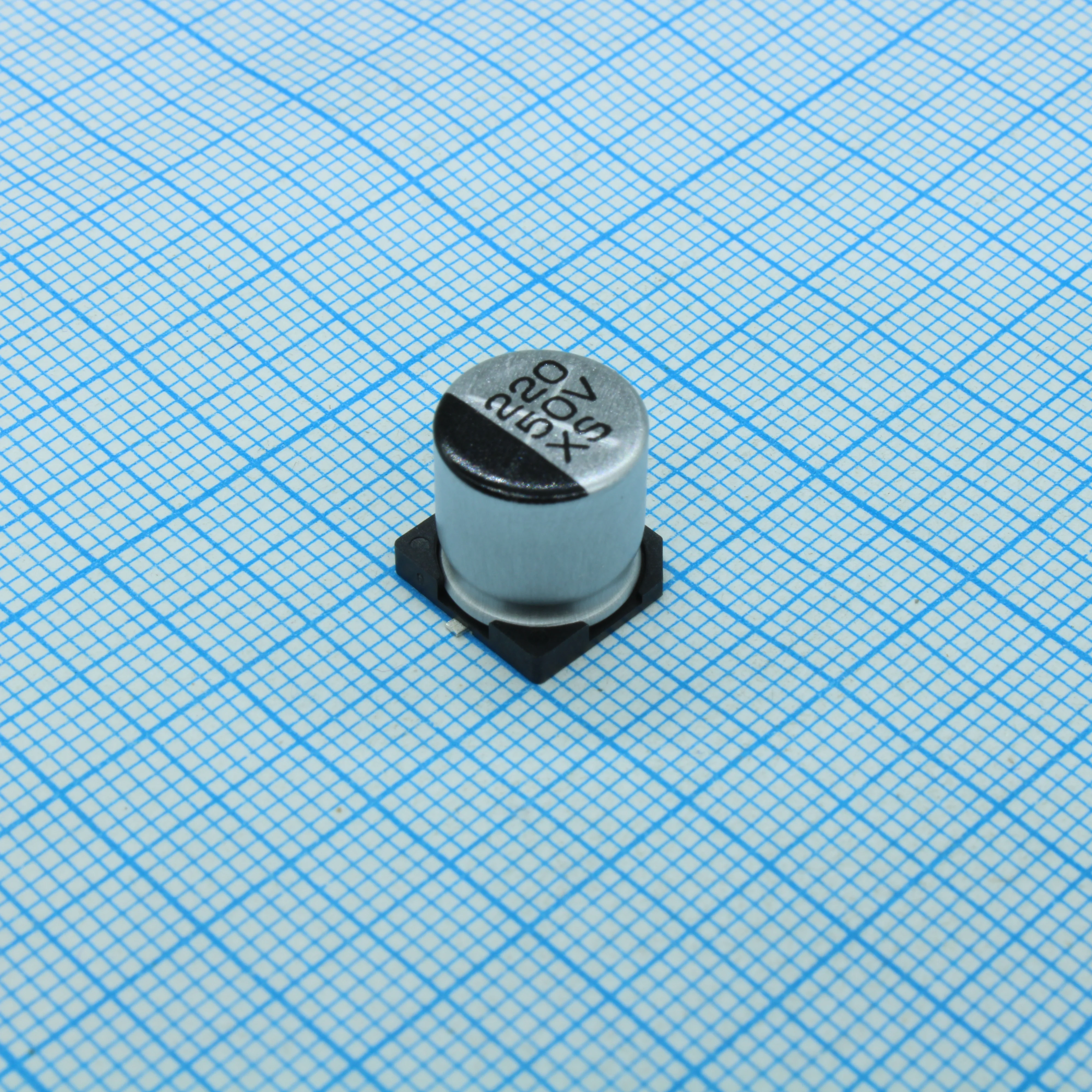 TS13C01H221MKT000R - Конденсатор алюминиевый электролитический SMD 220мкФ 50В ±20% (10 X 10.5мм) 280мА 2000час 85°С лента на катушке