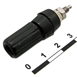 10-0021 ZINC BLACK - Гнездо 10-0021 Zinc черныйъ, монтаж на гайку