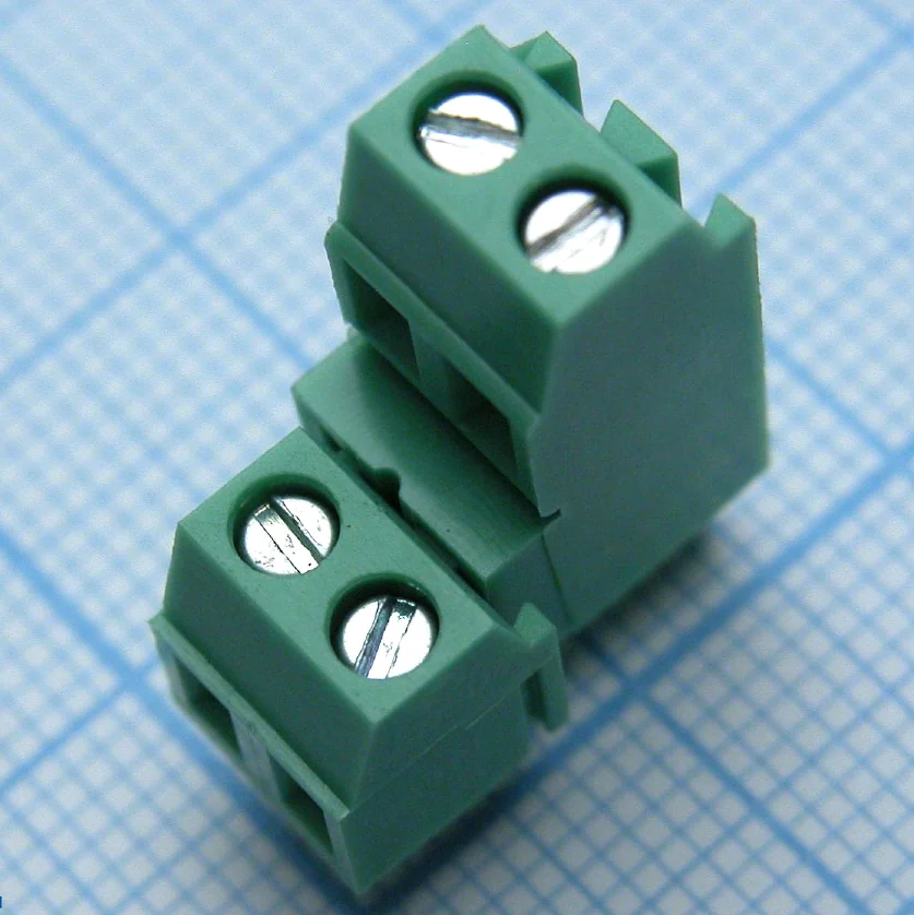 DG381A-3.81-04P-14-00A(H) - Винтовой клеммный блок c рельефной обоймой, 4 контактов. Серия DG381A-3.81