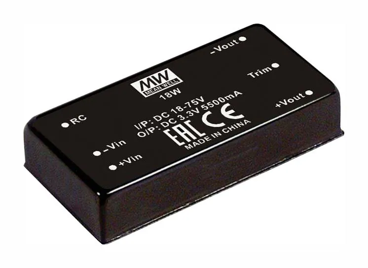 RSDW20G-12 - Преобразователь DC/DC, на печатную плату, 20 Вт