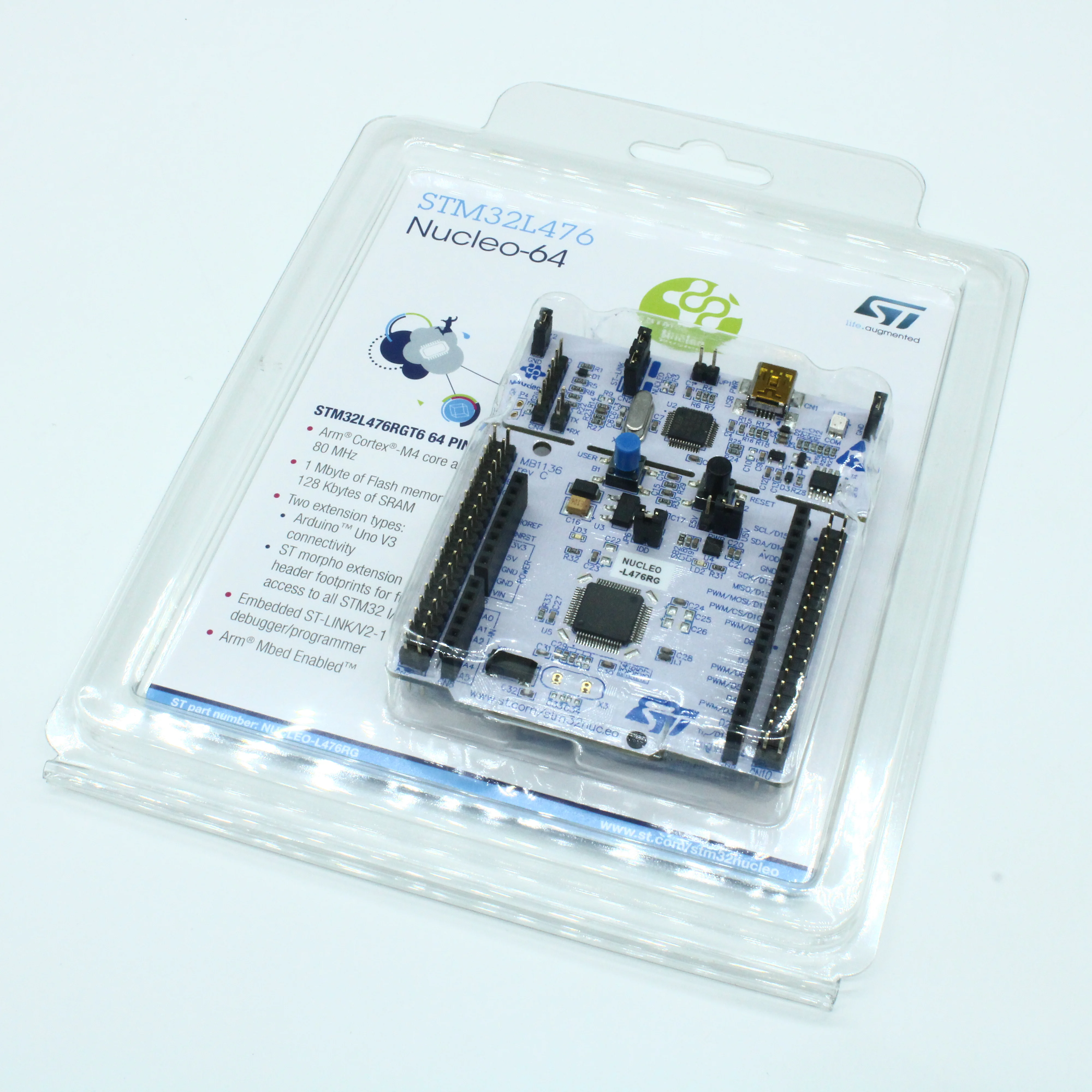 NUCLEO-L476RG - Отладочная плата для микроконтроллера STM32L476RG (поддержка Arduino)