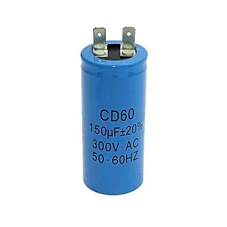CD60   150UF 300V - Пусковой конденсатор SAIFU CD60, 150 мкФ, 300 В