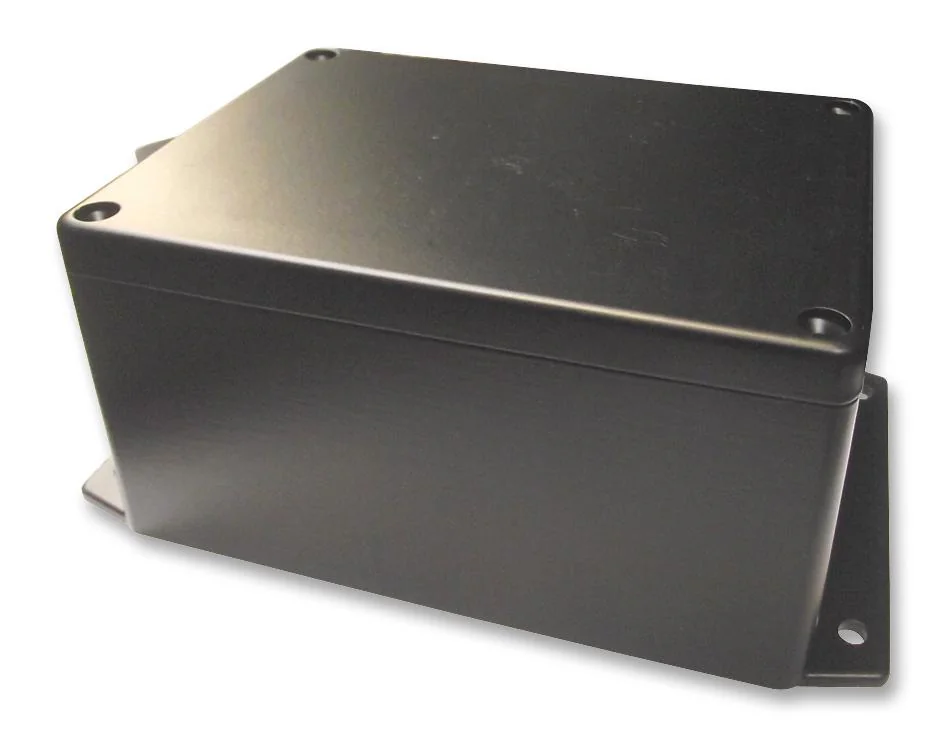 G115MFBK - Герметичный алюминиевый корпус с фланцами, IP65, черный