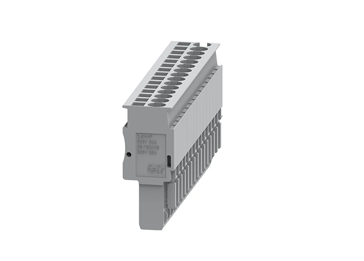 Разъем штекерный TCP2.5-8-GY - Разъем штекерный с пружинным зажимом, для клемм TCD1.5-2-1…, TCD2.5-2-1… 8 полюсов, цвет: серый