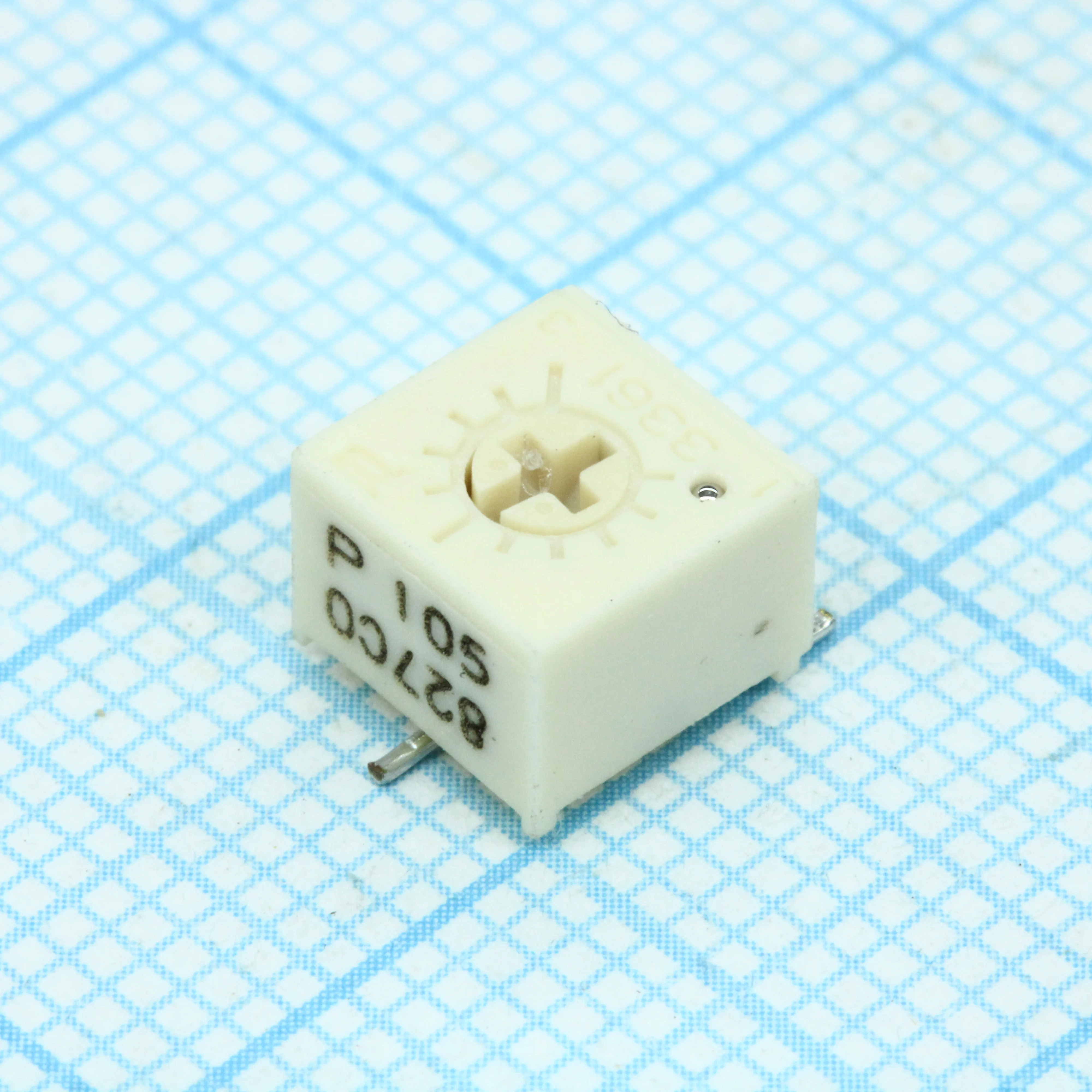 3361P-1-105GLF - Потенциометр однооборотный 1МОм 0.5Вт для поверхностного монтажа