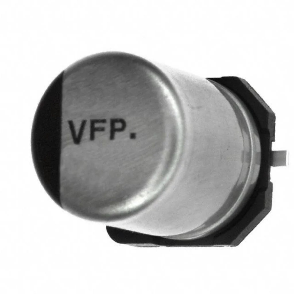 EEEFPV101XAP - Конденсатор электролитический низкоимпедансный для поверхностного монтажа 35В 100мкФ ±20%, 600mA, 2000часов, 6.3*7.7