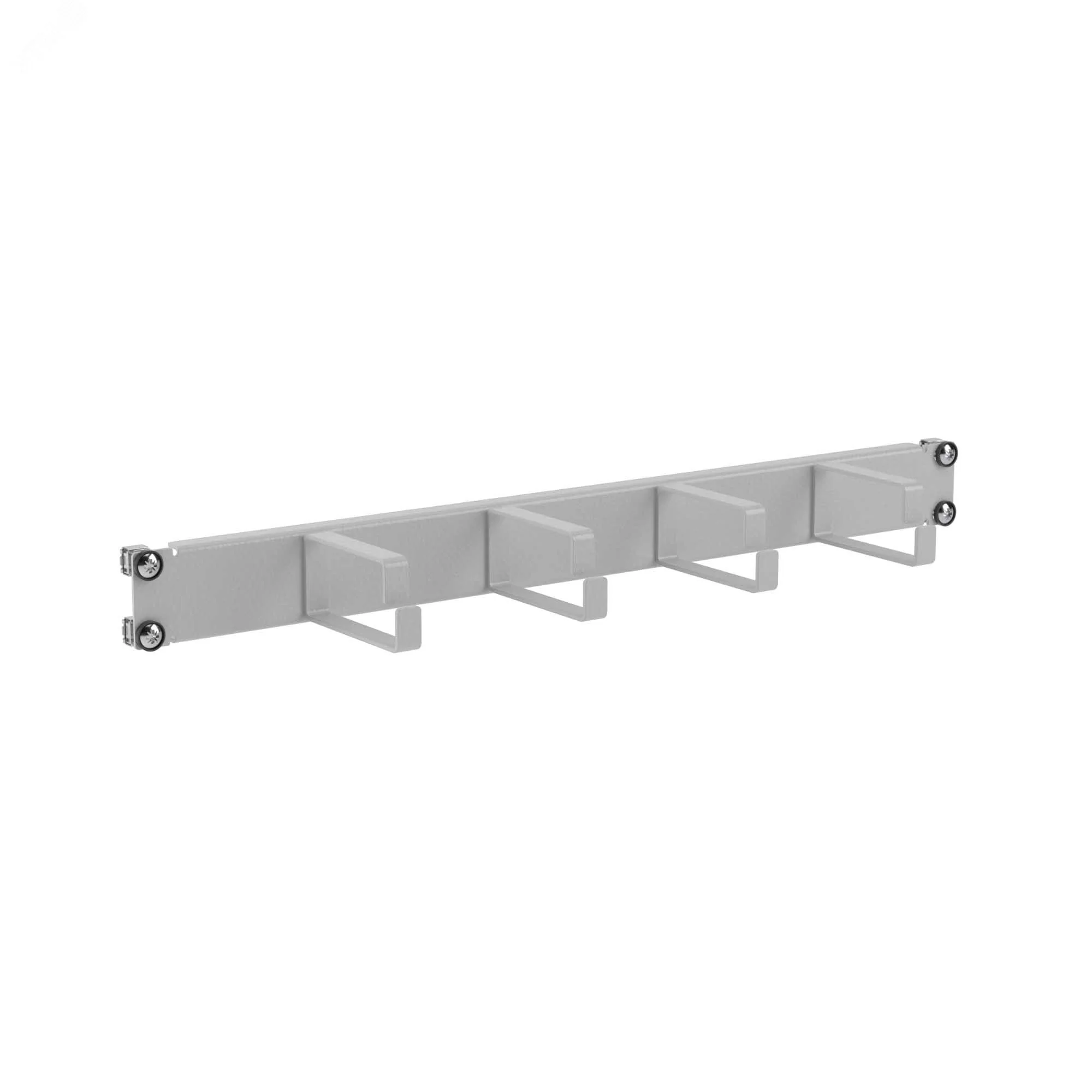Кабельный органайзер 4 кольца, 1U для 19" IT-корпусов, RAL7035 R5PC191HE