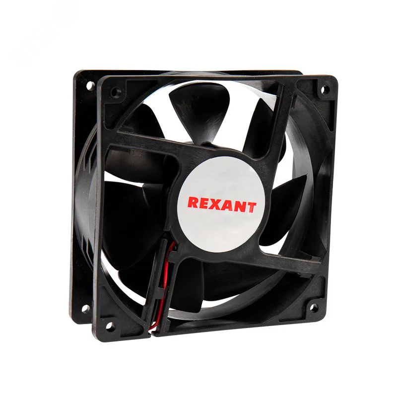 RX 12038HS 24 VDC - Вентилятор 24В 120х120x38 2500 об/мин, 160.5м3/час, 40дБ, подшипник скольжения, тип вывода - провод