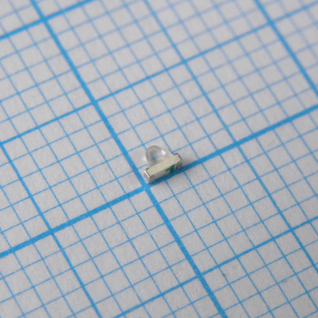 KPDA-1806VBC-D - Светодиод smd 1,8х0,6мм/синий/470нм/400-800мкд/прозрачный/25°/угловой
