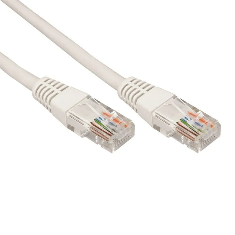 Шнур коммутационный, патч-корд, U/UTP RJ45-RJ45 CAT 5e, PVC, серый, 15м 18-1010