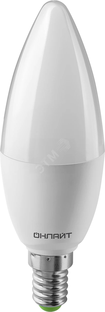 Лампа светодиодная LED 10вт E14 теплый матовая свеча PROMO 23227