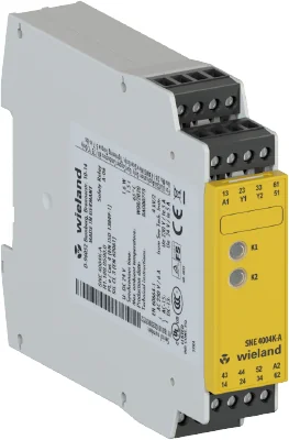 Реле безопасности SNE4004K-A AC/DC - Реле безопасности SNE4004K-A AC/DC,3игн.вых.,AC/DC 24V 50-60