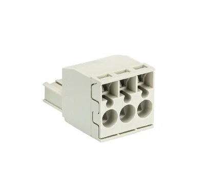 Розетка Wiecon 8113 BFK / 3 TOP K OB - Розеточный разъем, угловой, на кабель, шаг 5 мм, 3 полюса, номинальное сечение: 2,5 мм кв., пружинная фиксация провода, 400V, 12А, без маркировки, цвет: серый, серия 8113 BFK