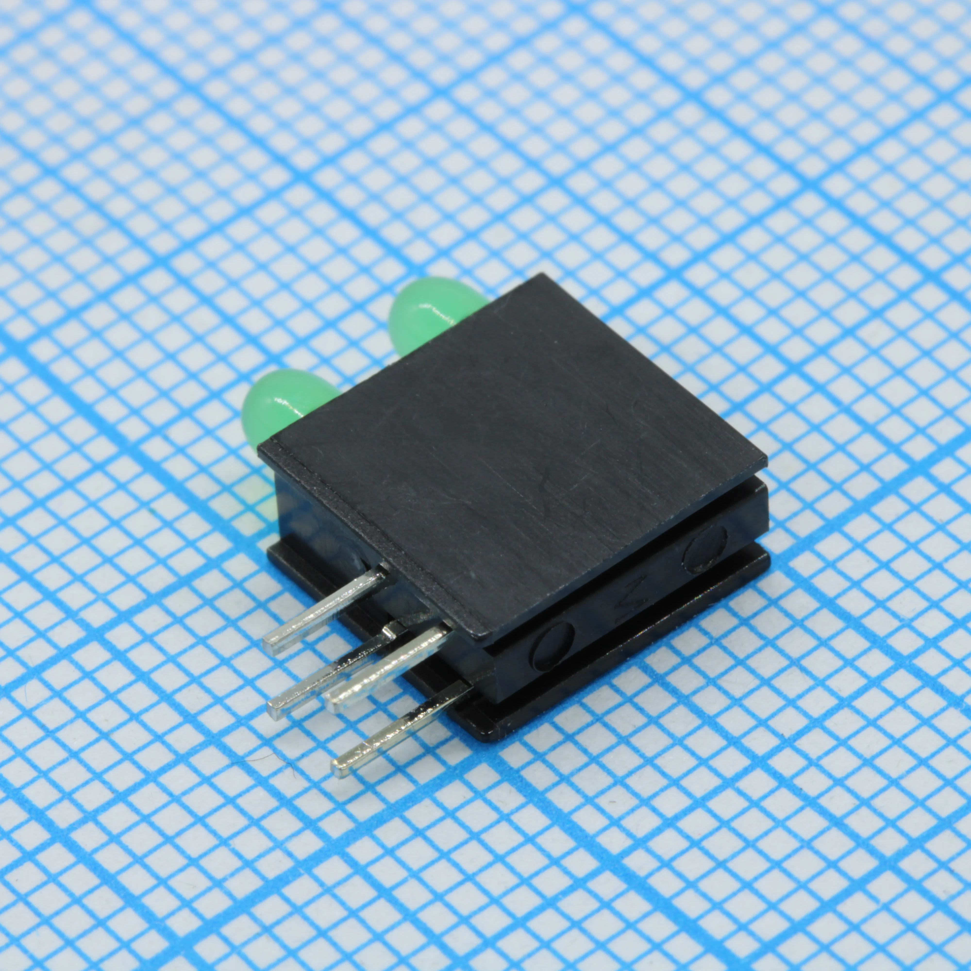 WP934EB/2GD - Индикатор Т-1 (3 мм) светодиодный на плату зеленый 565нм матовый 25мКд