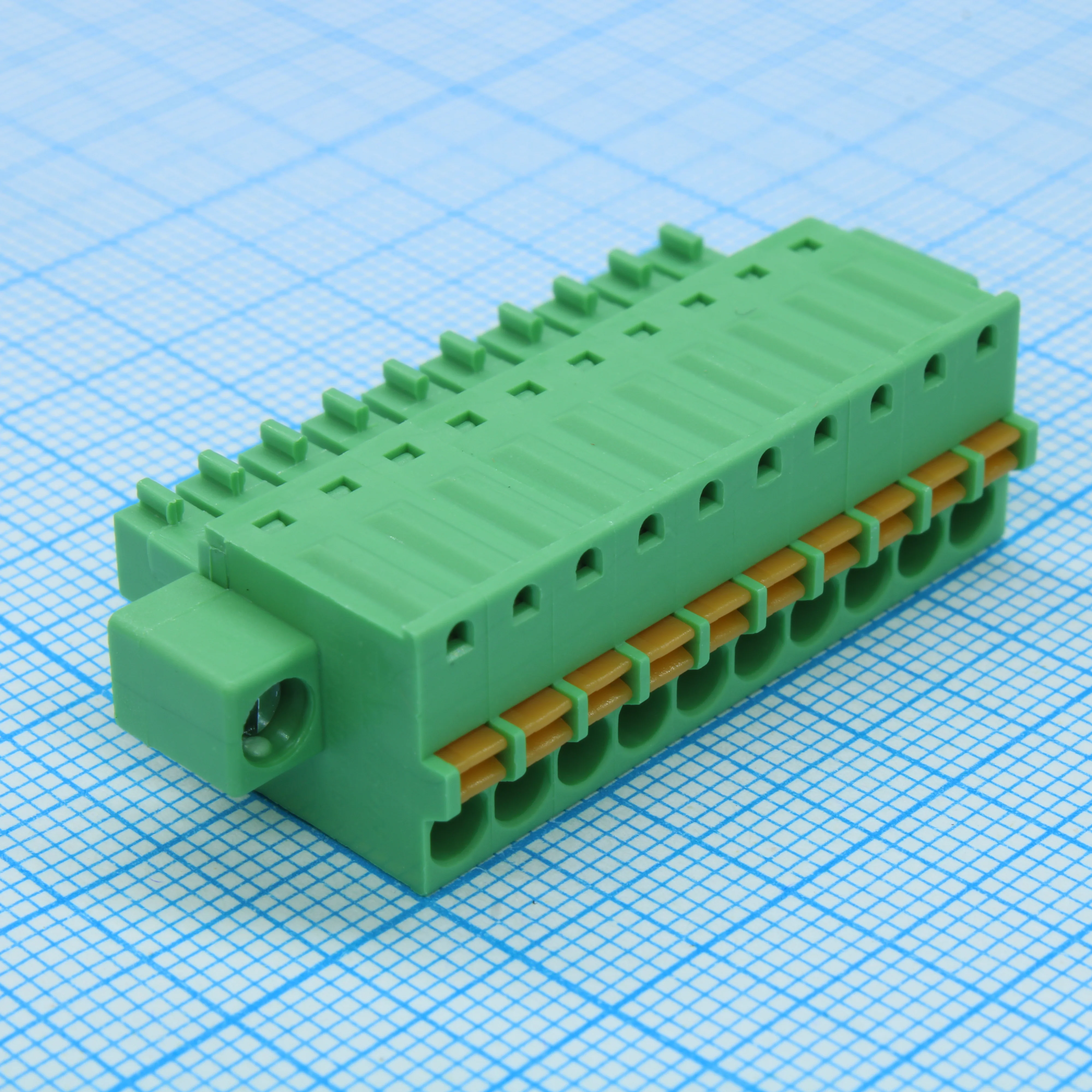 15EDGKDM-3.5-10P-14-00A(H) - Разъемный клеммный блок, Серия 15EDGKDM-3.5 10 контактов