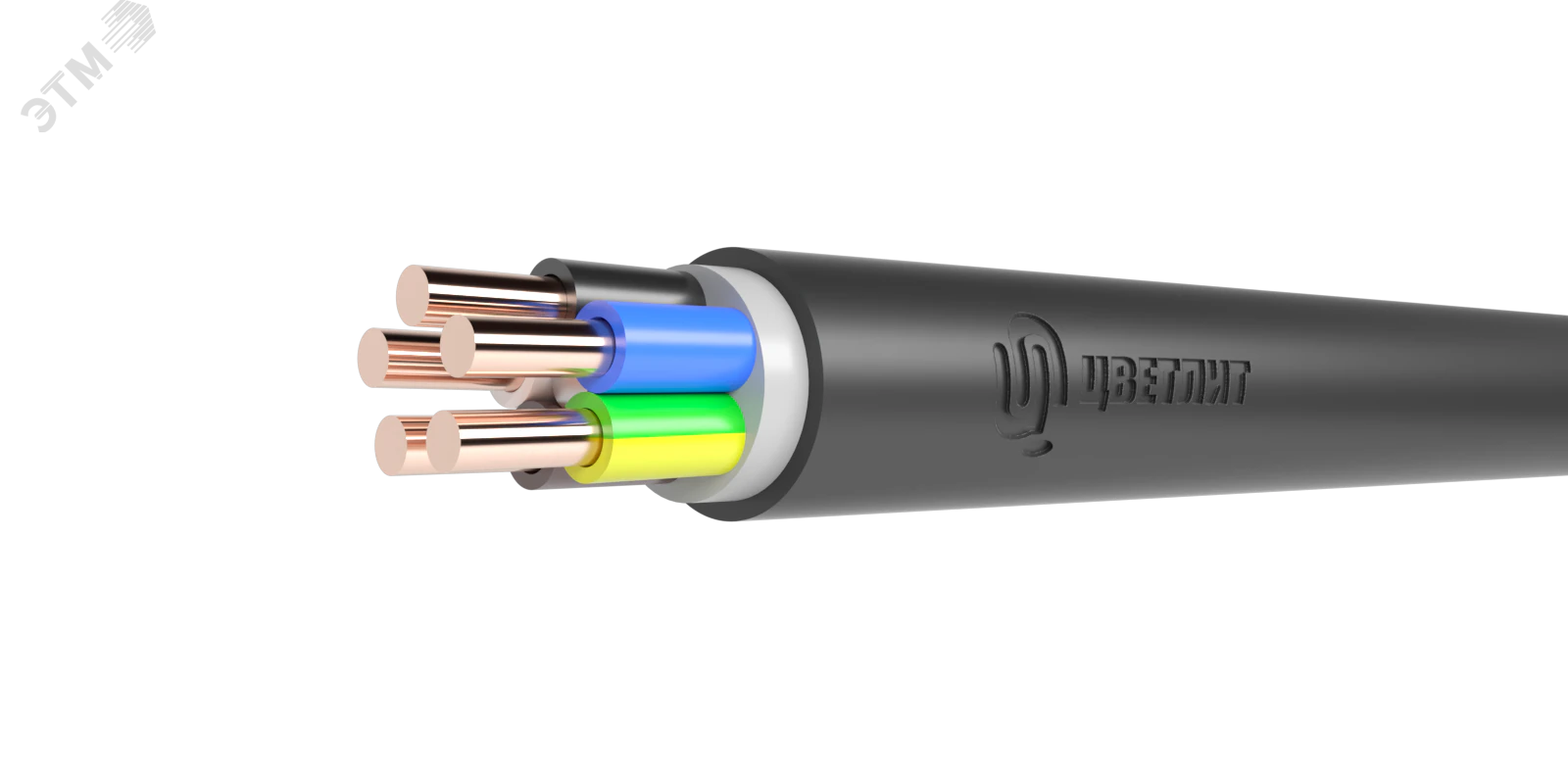 Кабель ППГнг(А)-HF 5х35 МК (N PE) 0.66кВ (м) 00-00140607