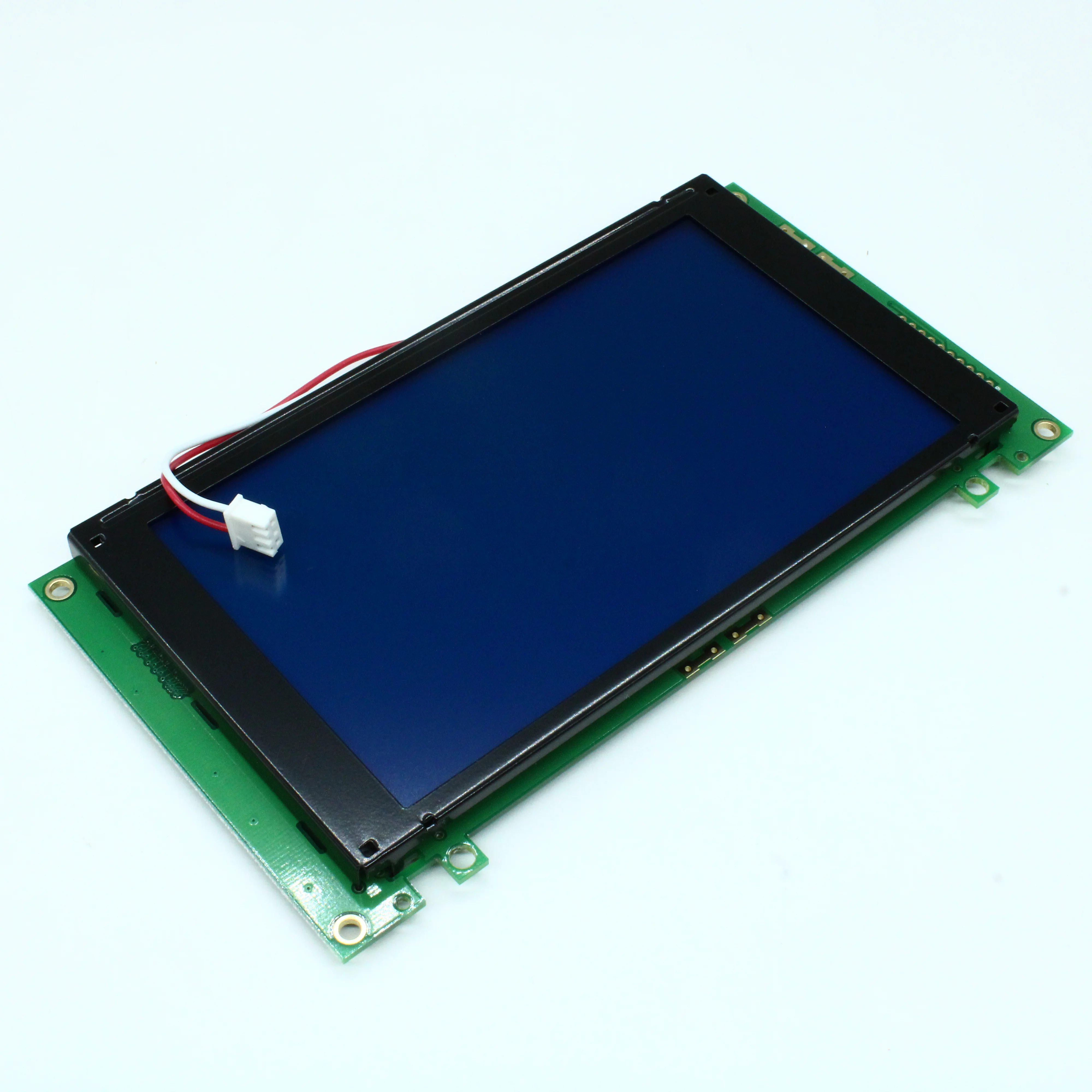 WG240128A-TMI-VZ# - ЖКИ графич, 240 x 128, STN Синий Negative/Transmis, подсв. LED Белая, VDD = 5V, 6 o`cl, -20...+70C