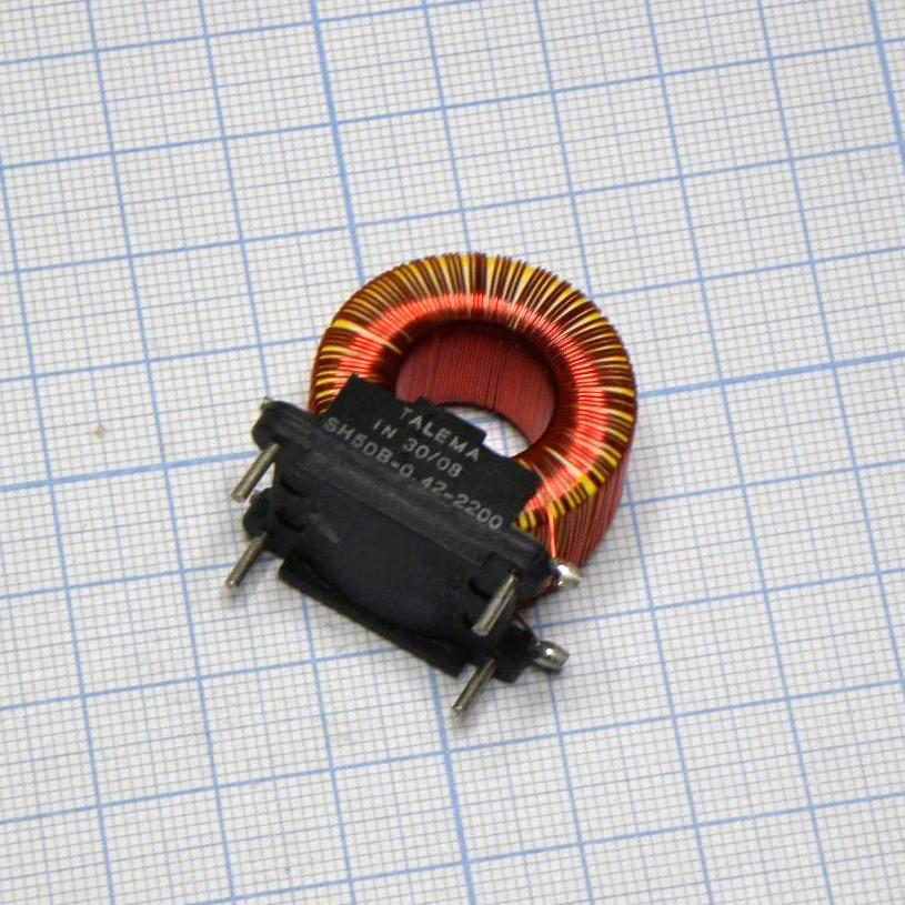 SH50B-0.42-2200 - 2200uH 0.42A/ 1.80 Ohms 50kHz