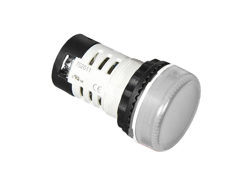 Индикатор (прозрачный) TS2011-3AC70 - Индикатор, тип F1, LED AC/DC 24V, пластиковое переднее кольцо, диаметр головки кнопки 29,5 мм, диаметр посадочного отверстия: 22 мм, цвет: прозрачный