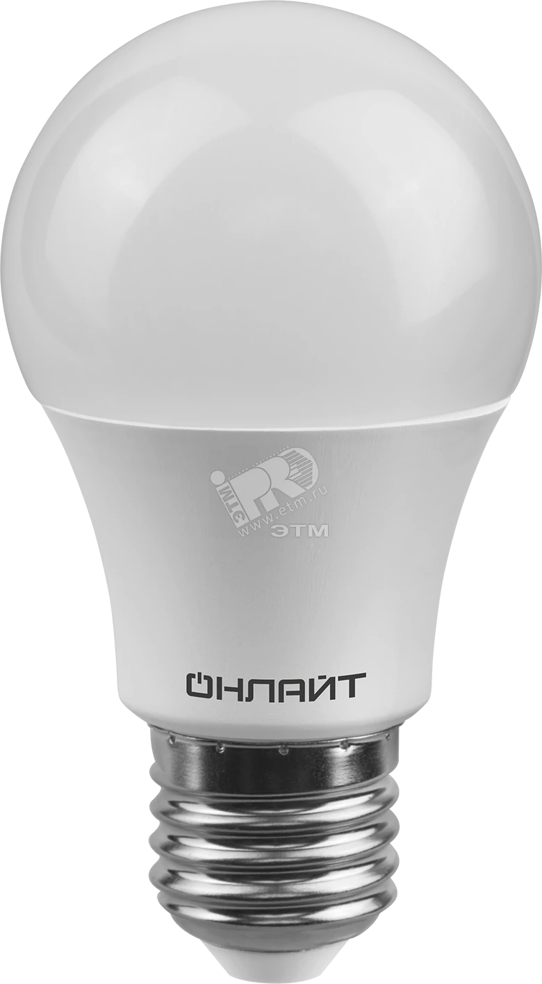 Лампа светодиодная LED 10вт Е27 белый 19204