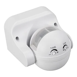 Датчик движения PRIME-PIR-UP-360-230V-MULTI (94x80mm, 1200W, IP44) 027388 - Инфракрасный датчик движения, совмещенный с датчиком освещенности. Предназначен для установки на стену или потолок. Настройки: время отключения (8 c – 15 мин), зона срабатывания (