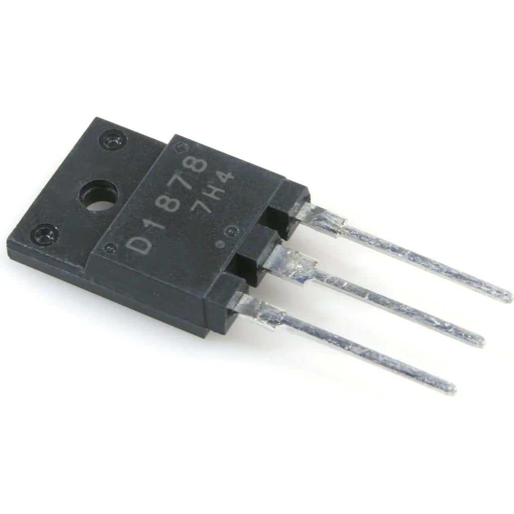 2SD1878 - Биполярный транзистор, NPN, 1500 В, 5 А, 60 Вт