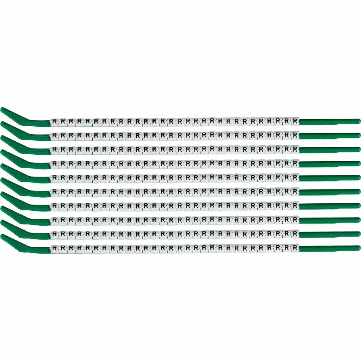 brd133177 - SCN-09-R клипсы белые, 300шт/упак, для провода 2,5-3,0мм диаметра, легенда R