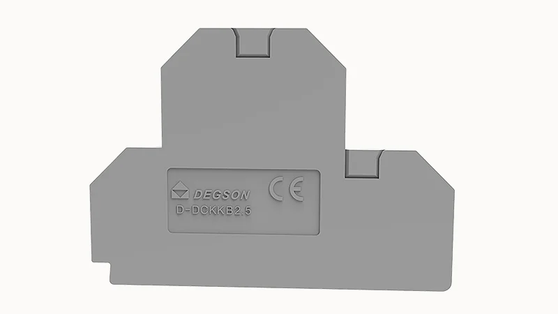 Торцевая крышка D-DCKKB2.5-01P-11 - Торцевая крышка, для клемм DCKKB2.5..., цвет: серый