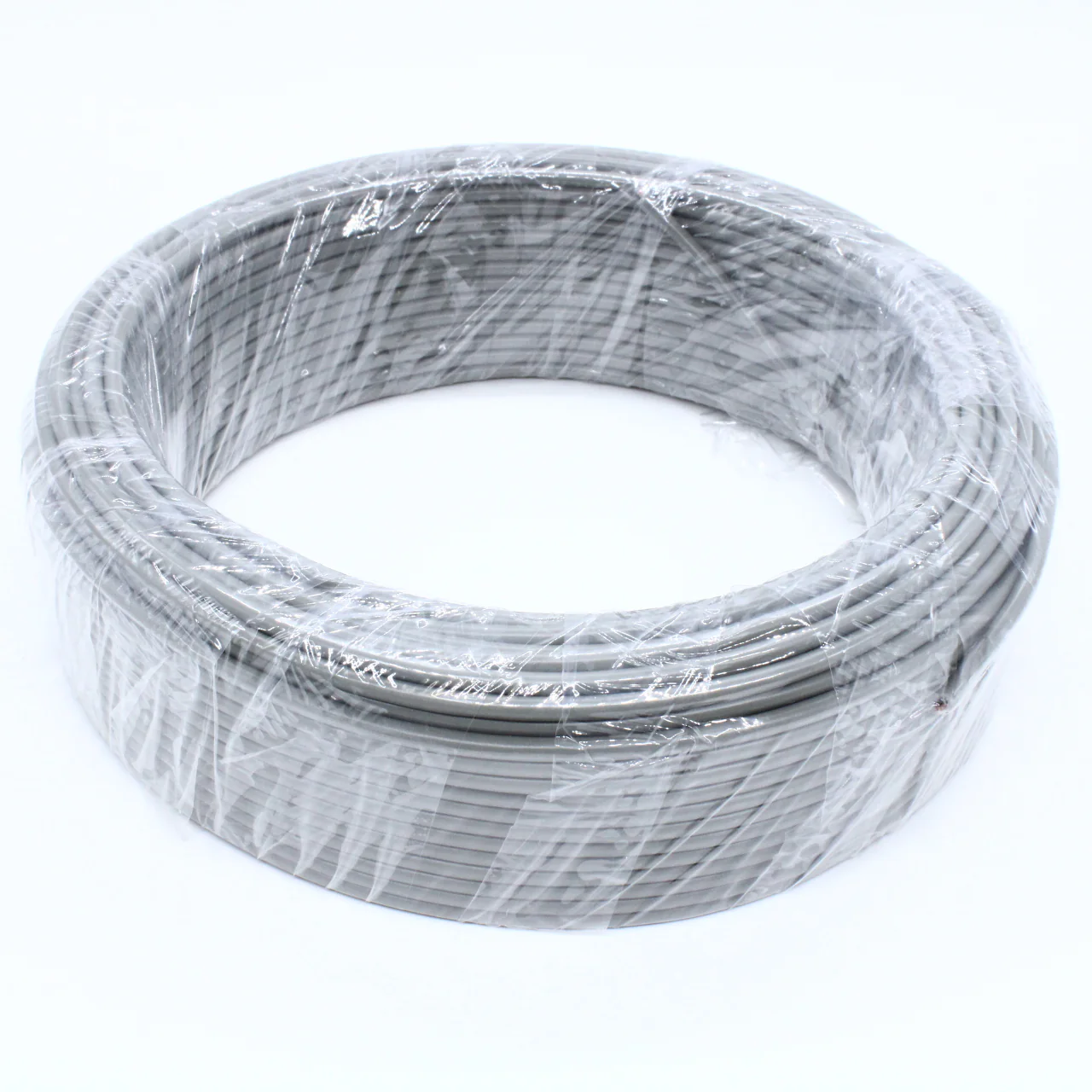 CCC-3G - Кабель коммуникационный  3 провода, бухта 50м, экранированный, 28AWG,серый, цена за 1м.