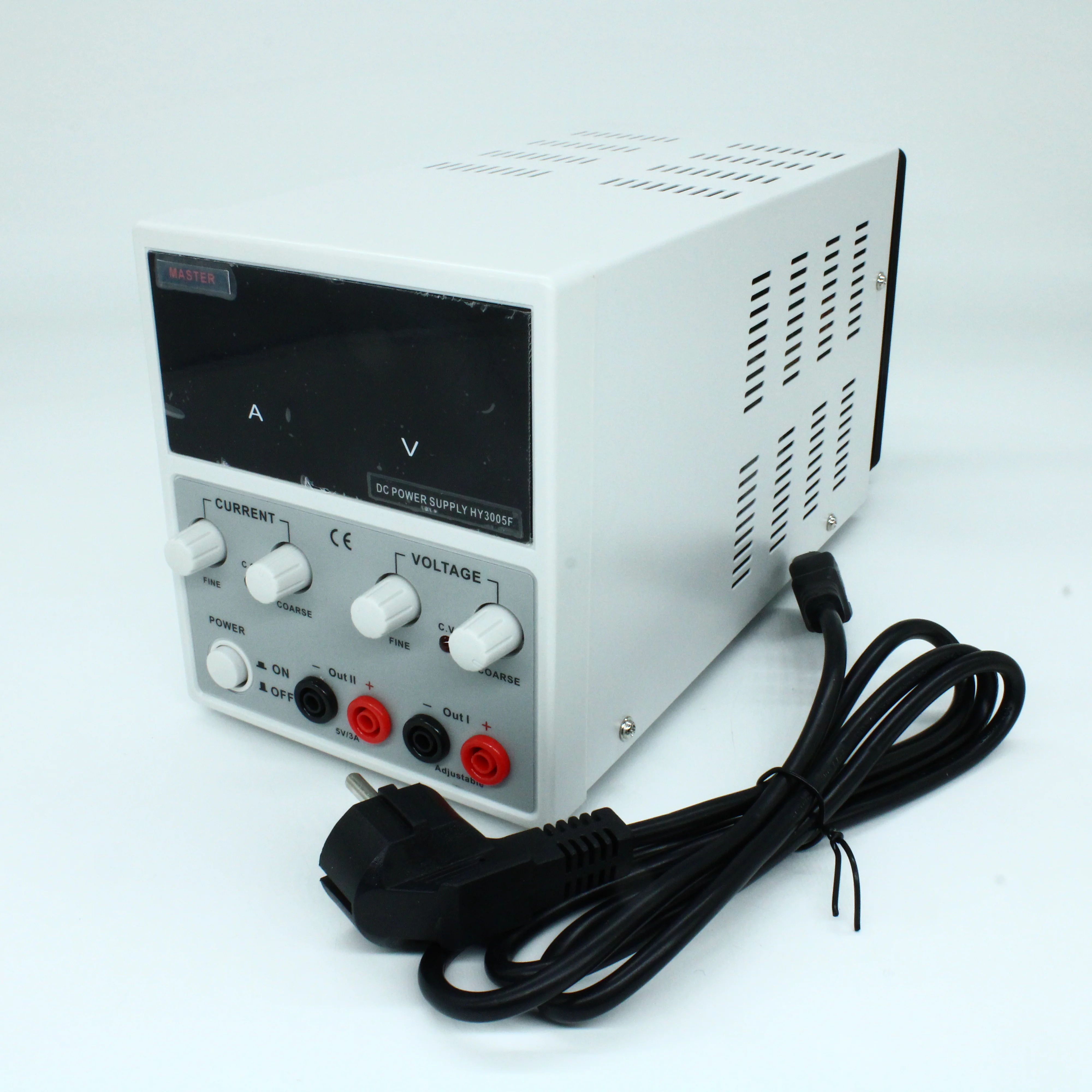 HY-3005F - лабораторный блок питания 0-30В/5A, 5В/3А