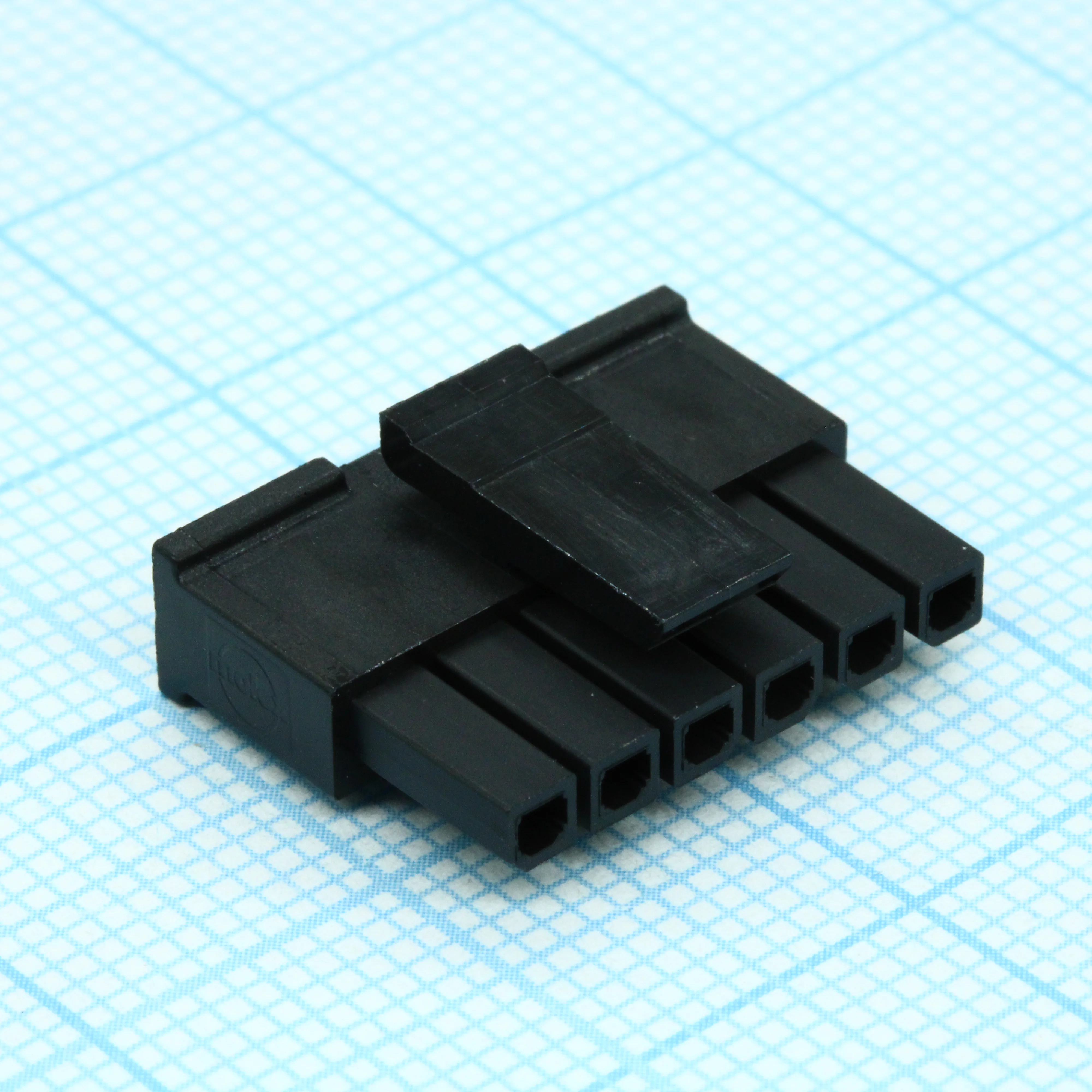 436450600 - Корпус разъема, Гнездо, 6 вывод(-ов), 3мм серия MICROFIT