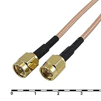 SMA-P/SMA-P-RG316-50CM - Разъем высокочастотный, кабельная сборка SMA штекер - SMA штекер, длина 50 см