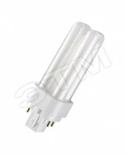 Лампа люминесцентная компактная DULUX D/E 18Вт/840 G24q-2 OSRAM 4099854122378