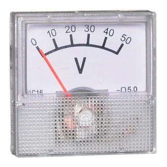 Вольтметр   50В   (40Х40) - Измерительная головка DCV 50V, класс точности 5