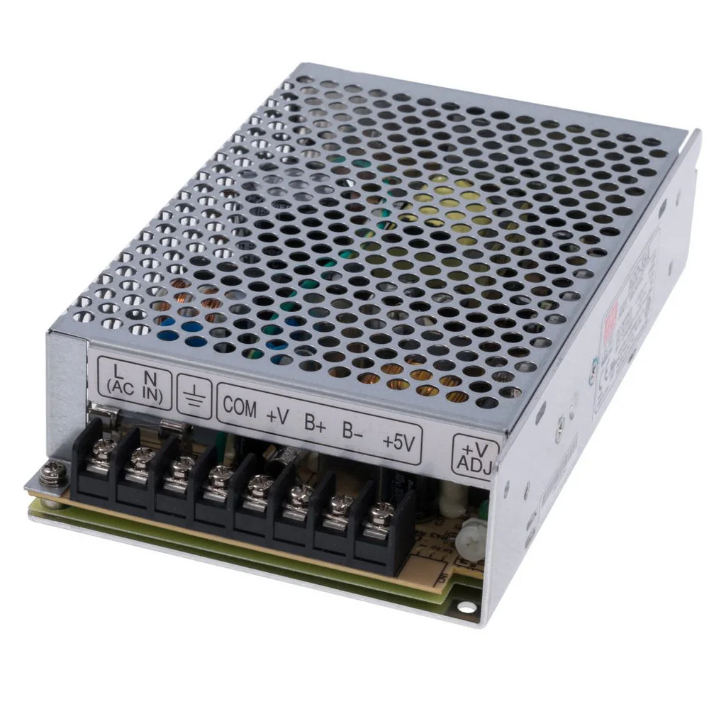 ADD-55B - AC-DC с зарядником, 55.12Вт, вход 88…264В AC, 47…63Гц /124…370В DC, выход 1: 27.6В/1.3A, выход 2: 5В/3A, выход 3: 26.5В/16A (зарядник), изоляция 3000В AC, в кожухе 159х97х38мм, -10…+60°С