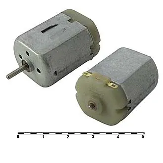 F280-23100  9.0V - Электродвигатель 9V 5,98Вт, 14000/11928об/мин 30х24х20мм вал 2х10мм