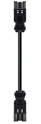 GESIS GST18i3 K1BS 15 70SW - Кабельная сборка, оконеченная вилочным разъемом GST18i3, и розеточным разъемом GST18i3, 3 полюса, длина кабеля: 7 метров, сечение жил кабеля: 3х1,5 мм.кв., номинальное напряжение: 250V, номинальный ток: 16А, цвет разъема: черн