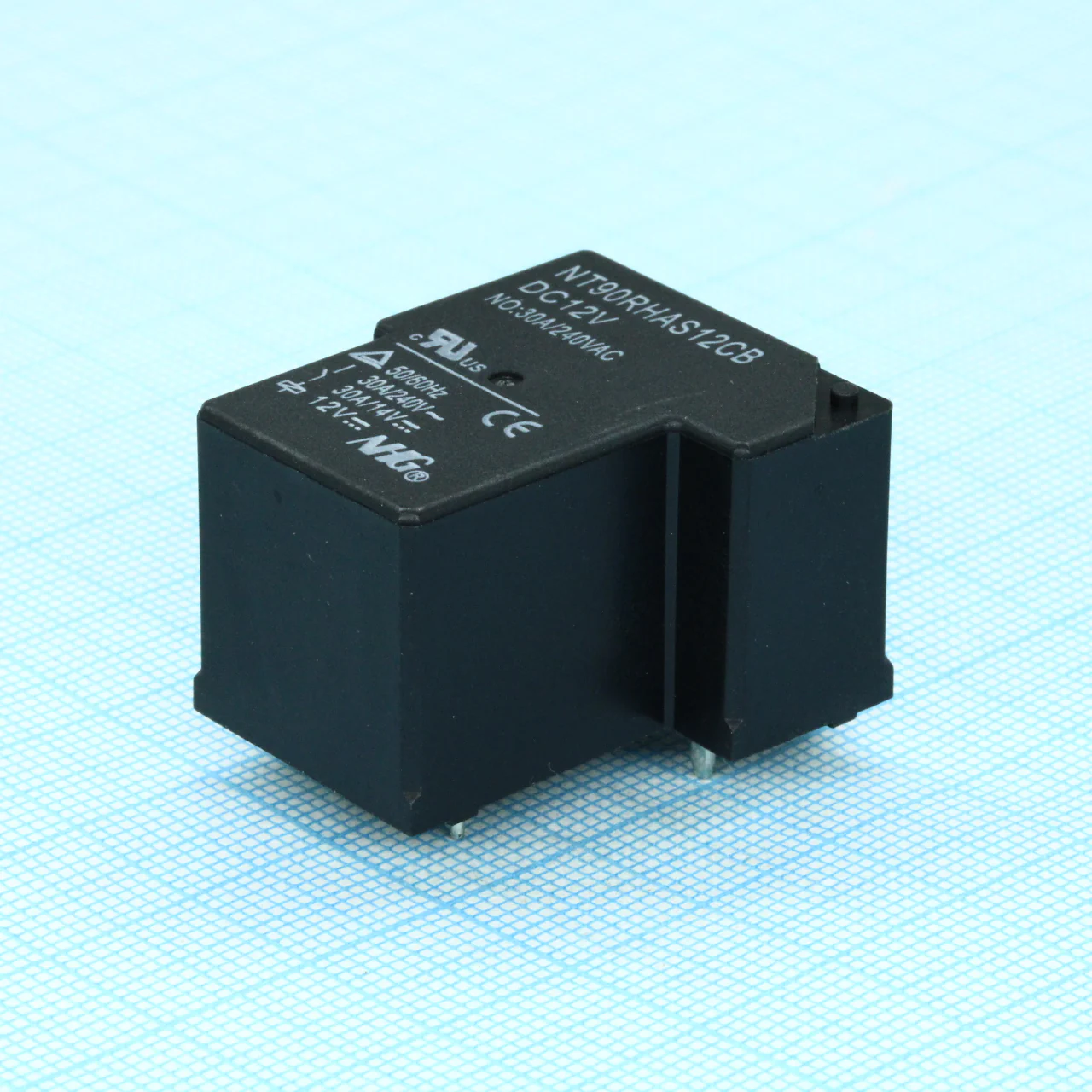 NT90-RHAS-DC12V-C-B-0.9 - Реле силовое, 30А одна контактная группа на замыкание катушка 12В 0.9Вт