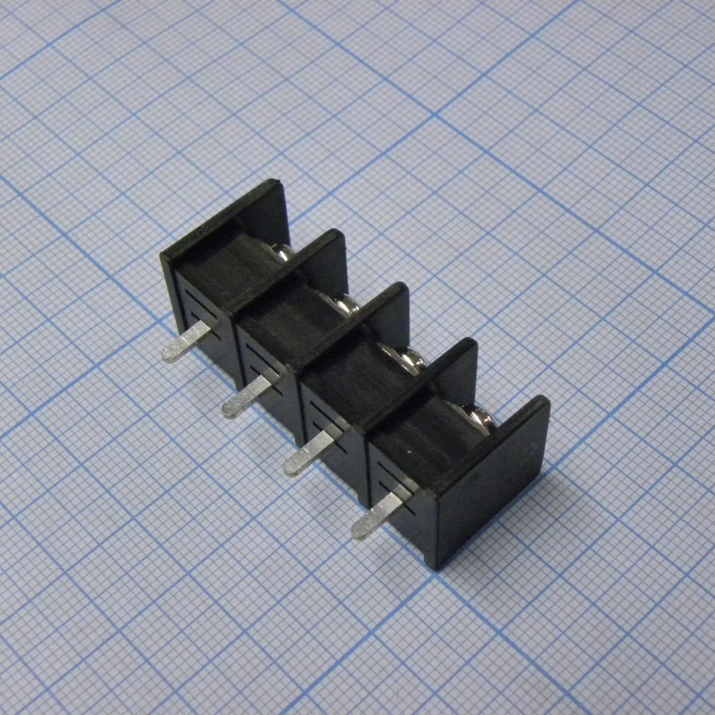 DG65C-B-04P-13-00A(H) - Барьерный клеммный блок 4 контакта. Серия DG65C-B
