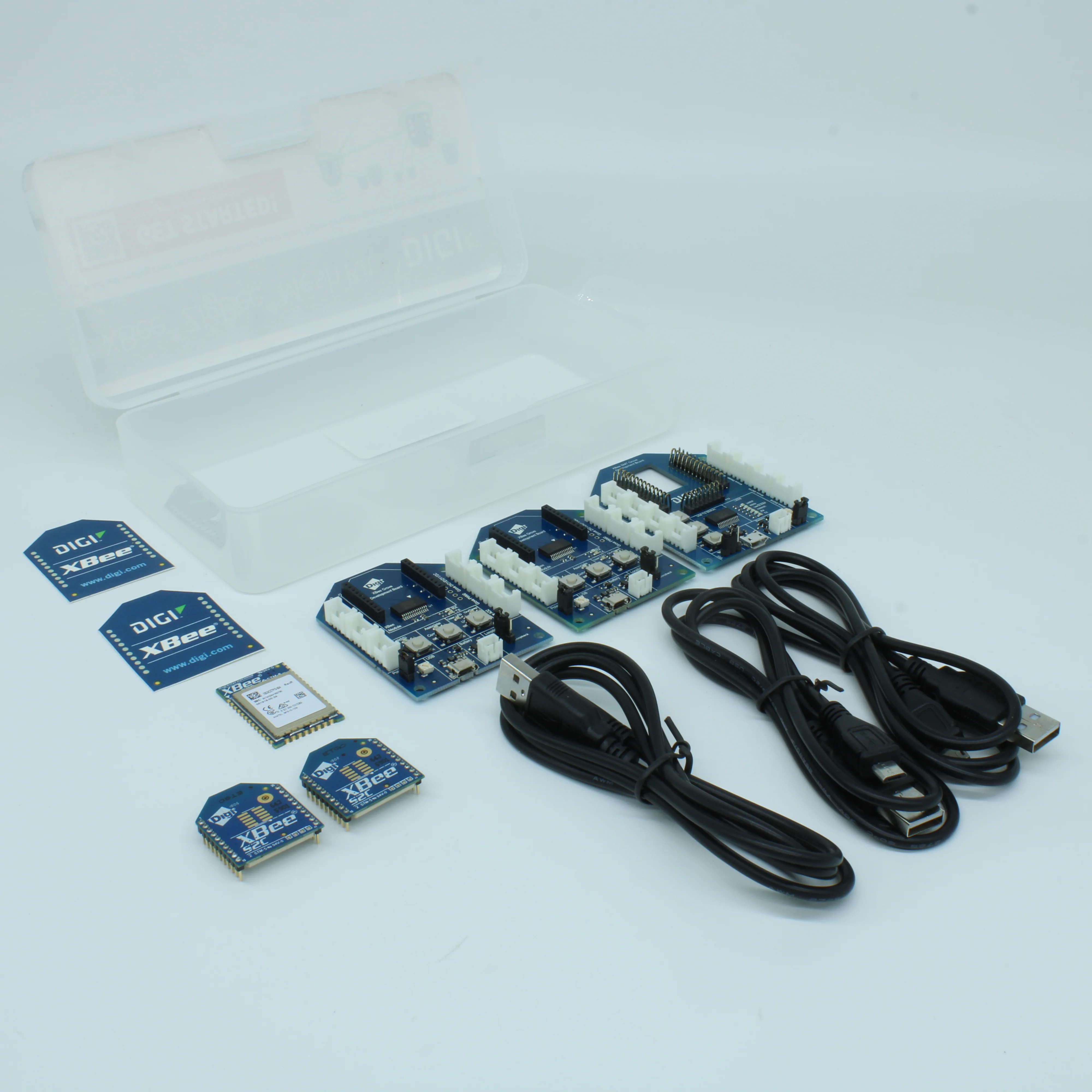 XKB2-Z7T-WZM - Средства разработки ZigBee (802.15.4) Zigbee Mesh Kit WorldWide