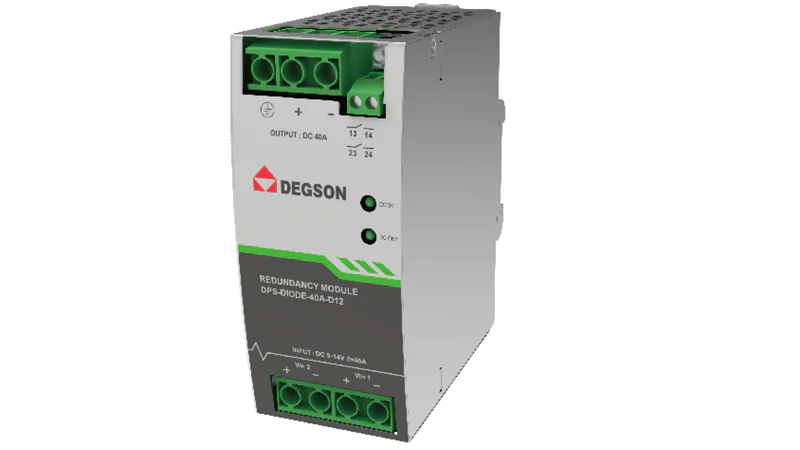 Модуль резервирования DPS-DIODE-40A-D24 - Модуль резервирования, номинальное напряжение: 24VDC, номинальный ток: 40A, диапазон входных напряжений: 19-29V, монтаж: на DIN рейку, температура окружающей среды –40°C…+80°C