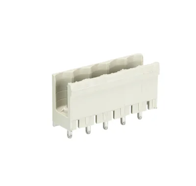 Вилка Wiecon 8213 S / 5 G OB GR OF - Вилочный разъем, вертикальный, без боковых стенок, на плату, шаг 5,08 мм, 5 полюсов, фиксация на плате пайкой, 400V, 12А, без маркировки, цвет: серый, серия 8213 S GOF