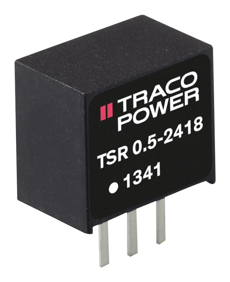 TSR 0.5-2433 - Преобразователь DC/DC на печатную плату вход 24В однополярный выход 3.3В 0.5A 3-Pin SIP модульный