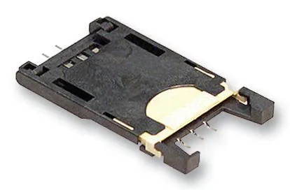 7111S2015X02LF - Разъем SIM карты 6 контактов шаг 2.54мм SMD лента на катушке