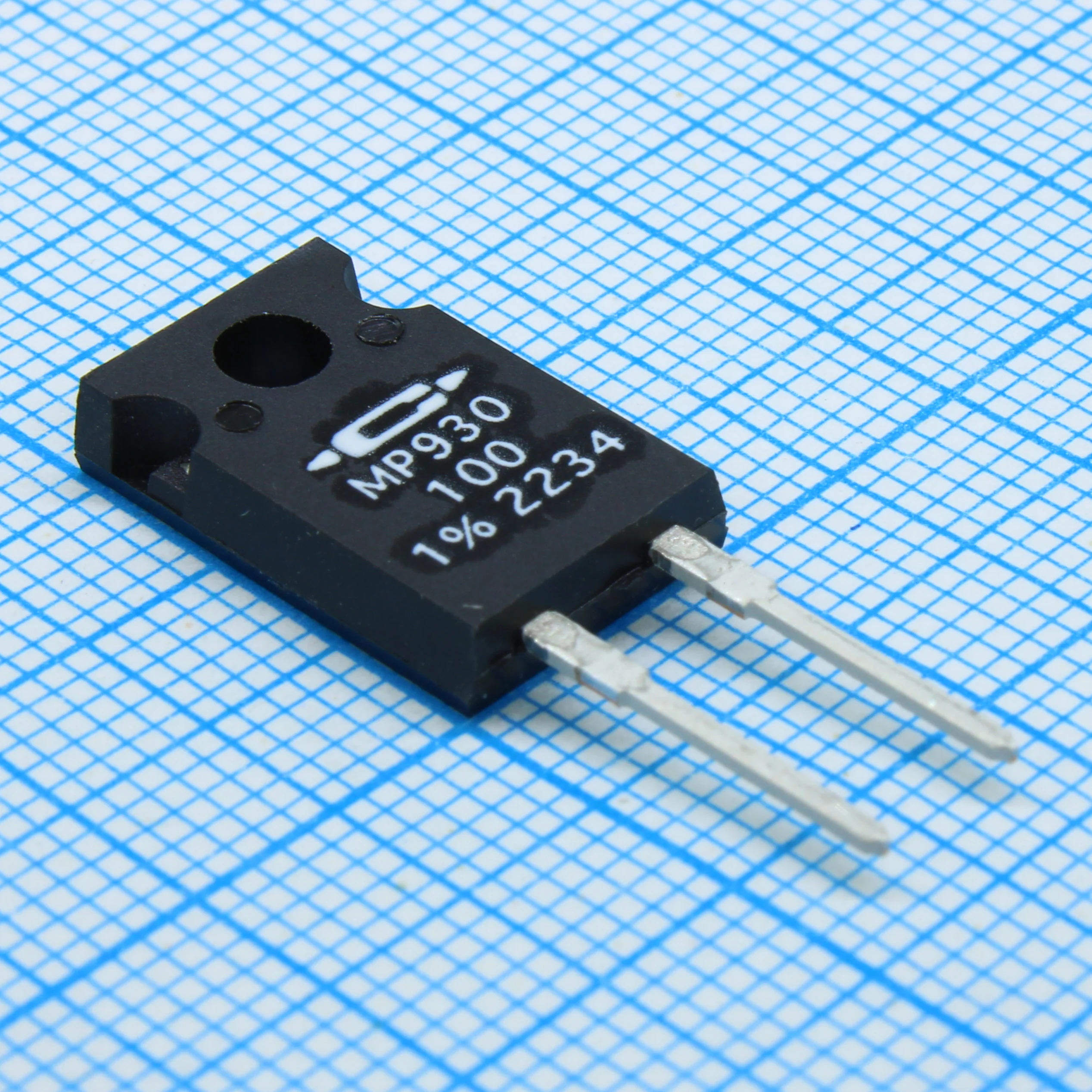 MP930-100-1% - Толстопленочный резистор 100 Ом ±1%, 30Вт, -55°С...+150°С