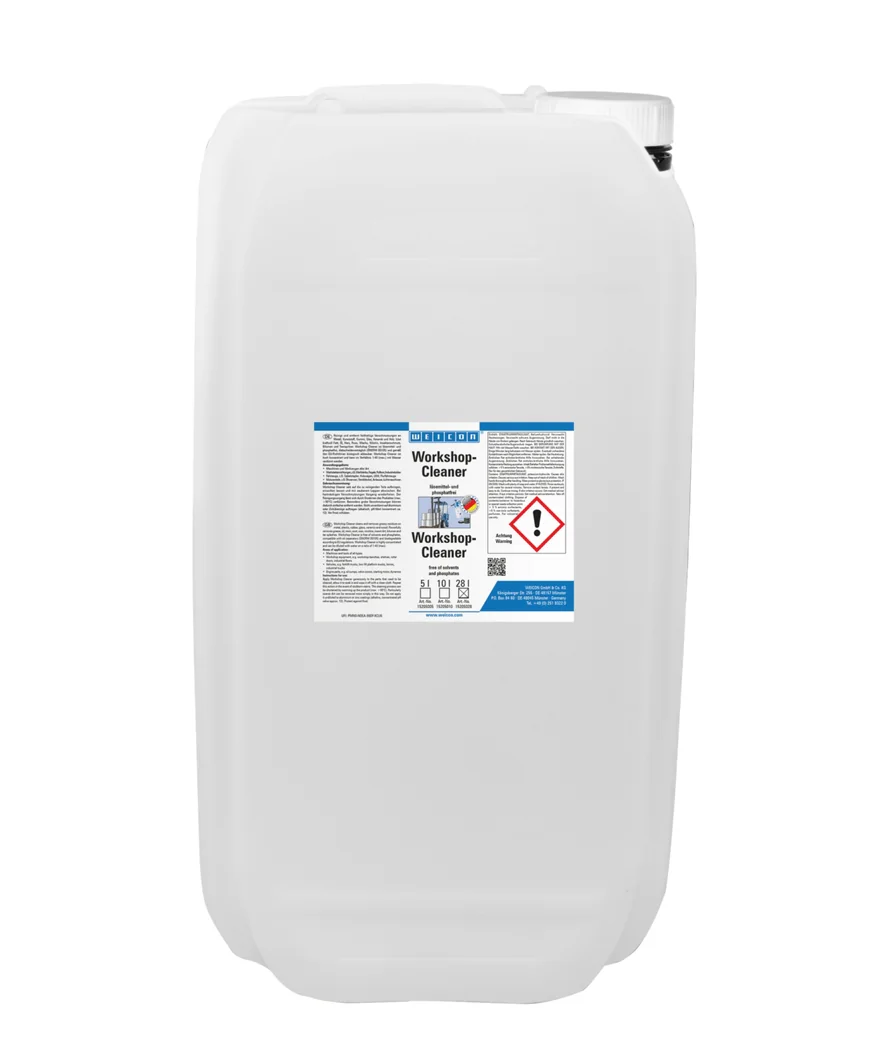 wcn15205028 - 10053463 WEICON Workshop-Cleaner (28 л) Универсальный щелочной очиститель концентрированный (1:40)