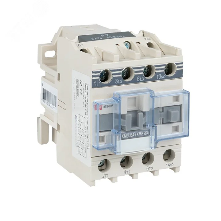Контактор КМЭ 25А кат. 380В AC 1НЗ ctr-s-25-380-nc