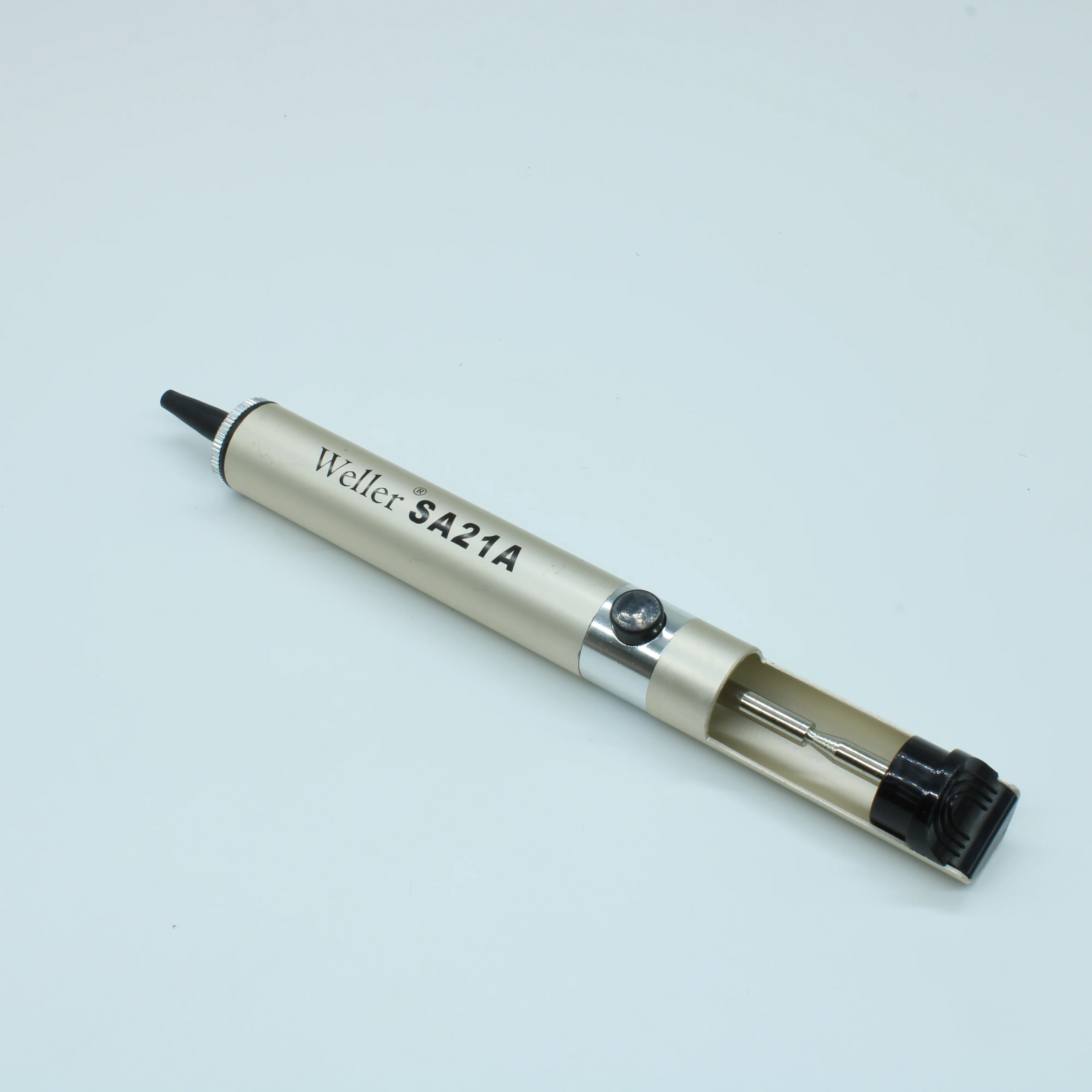 DESOLDERING PUMP SA21A - Оловоотсос механический вакуумный в антистатическом исполнении, длина 200мм