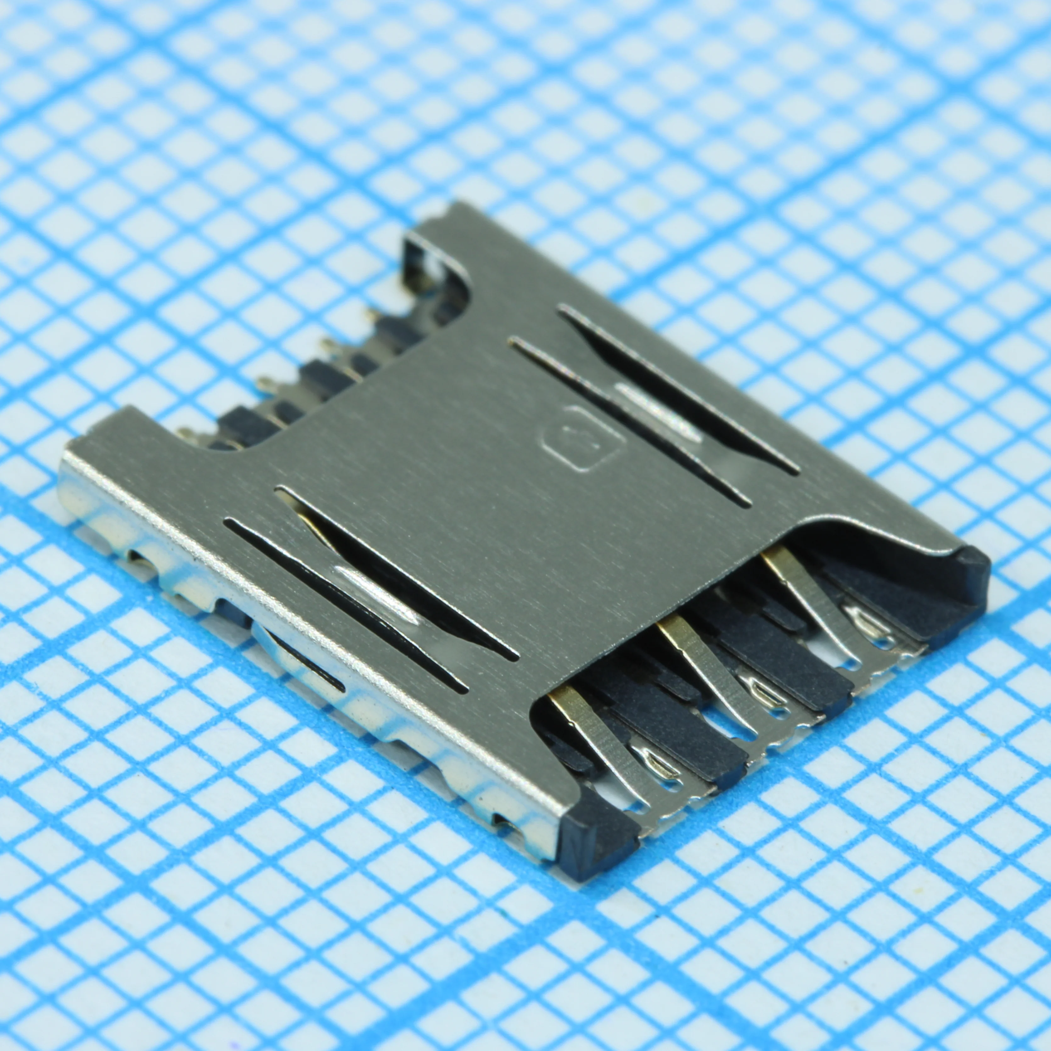 L-KLS1-SIM-092-7P-H1.4-R - Разъем нано SIM карты 6 контактов высота 1.4мм