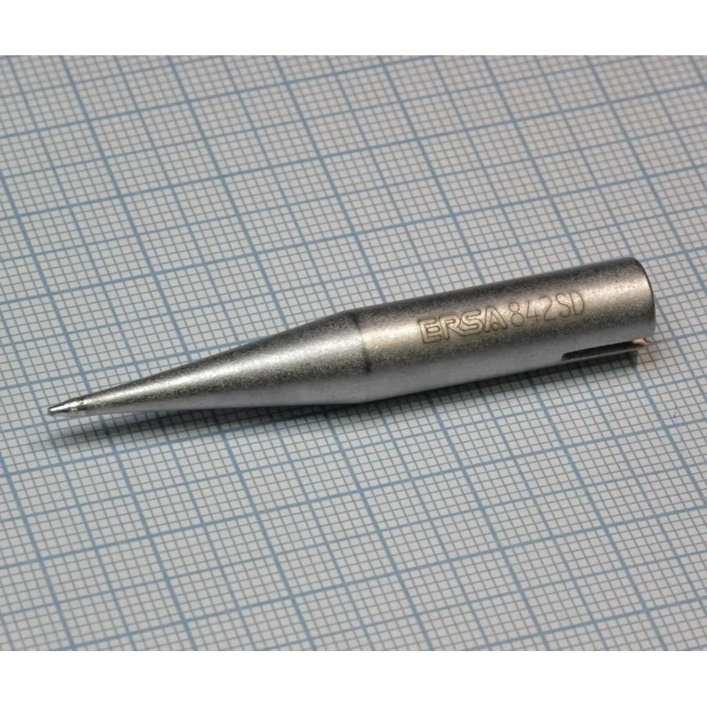 0842SD - Жало паяльное для паяльников ERSA BasicTool, ErgoTool, PowerTool, RT-80, MultiPro, MultiSprint, Multi-TC, PTC-70, ERSA 25+, ERSA 35+, конус 0,8 мм, термосбалансированное